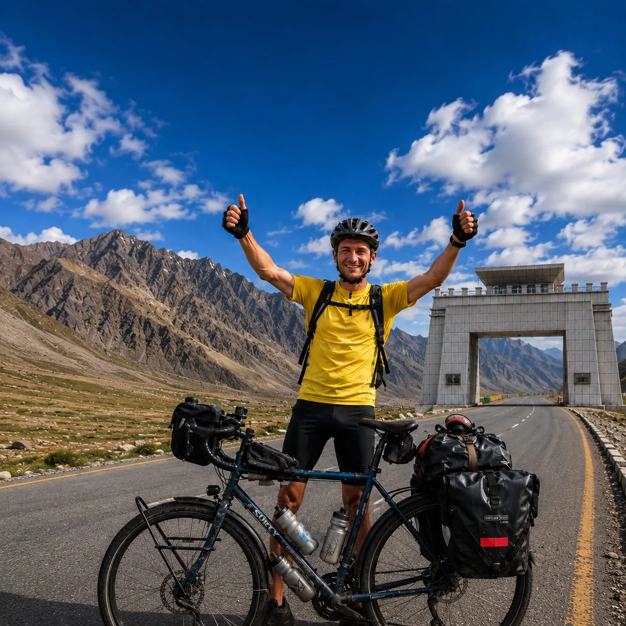 Polish Cyclist Completes 1,390-KM Journey From Islamabad to Khunjerab Pass