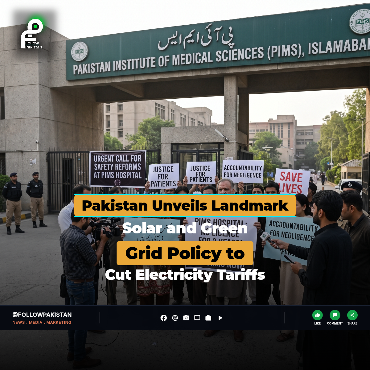 Pakistan Unveils Landmark Solar and Green Grid Policy to Cut Electricity Tariffs