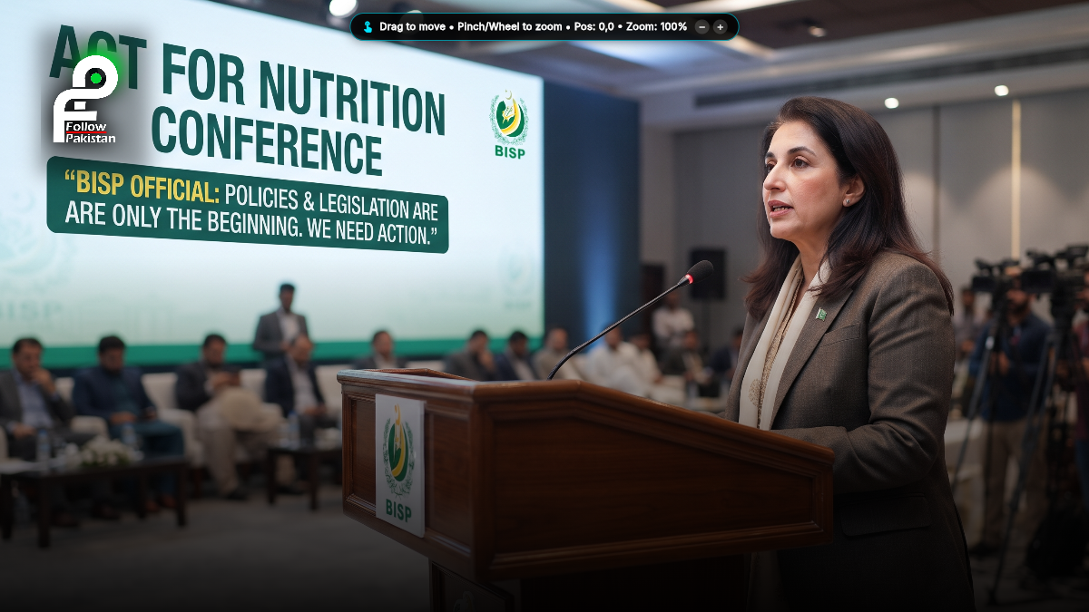 Act for Nutrition conference: BISP official says policies, legislation remain ‘only on paper’